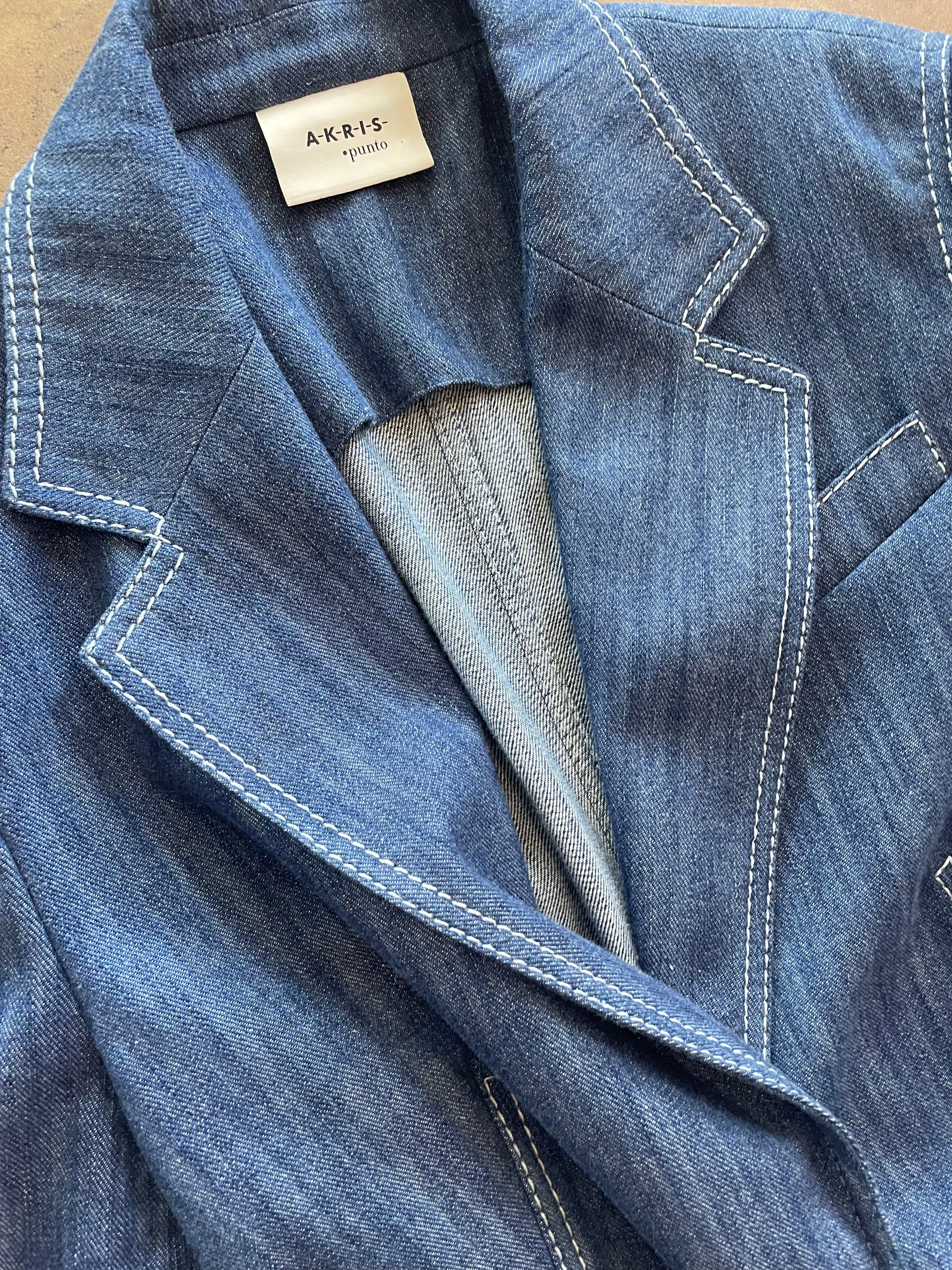 Akris Denim Blazer