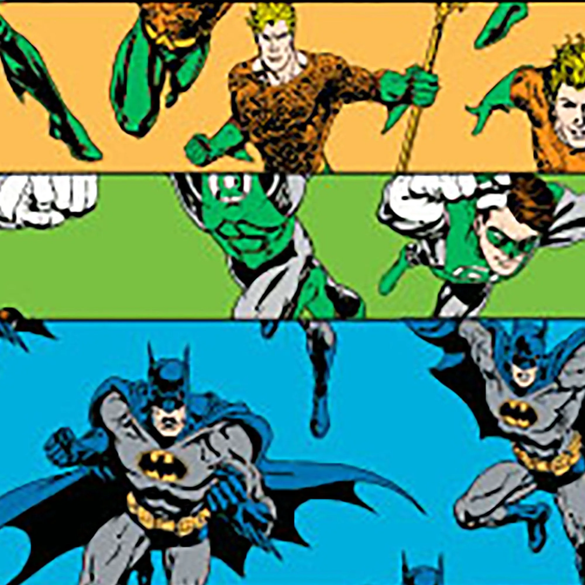 American® White Cross Stat Strip® Batman/Aquaman/Green Lantern Design Adhesive Strip, ¾ x 3 Inch