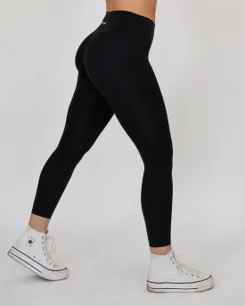 Black Everyday Core Black Leggings