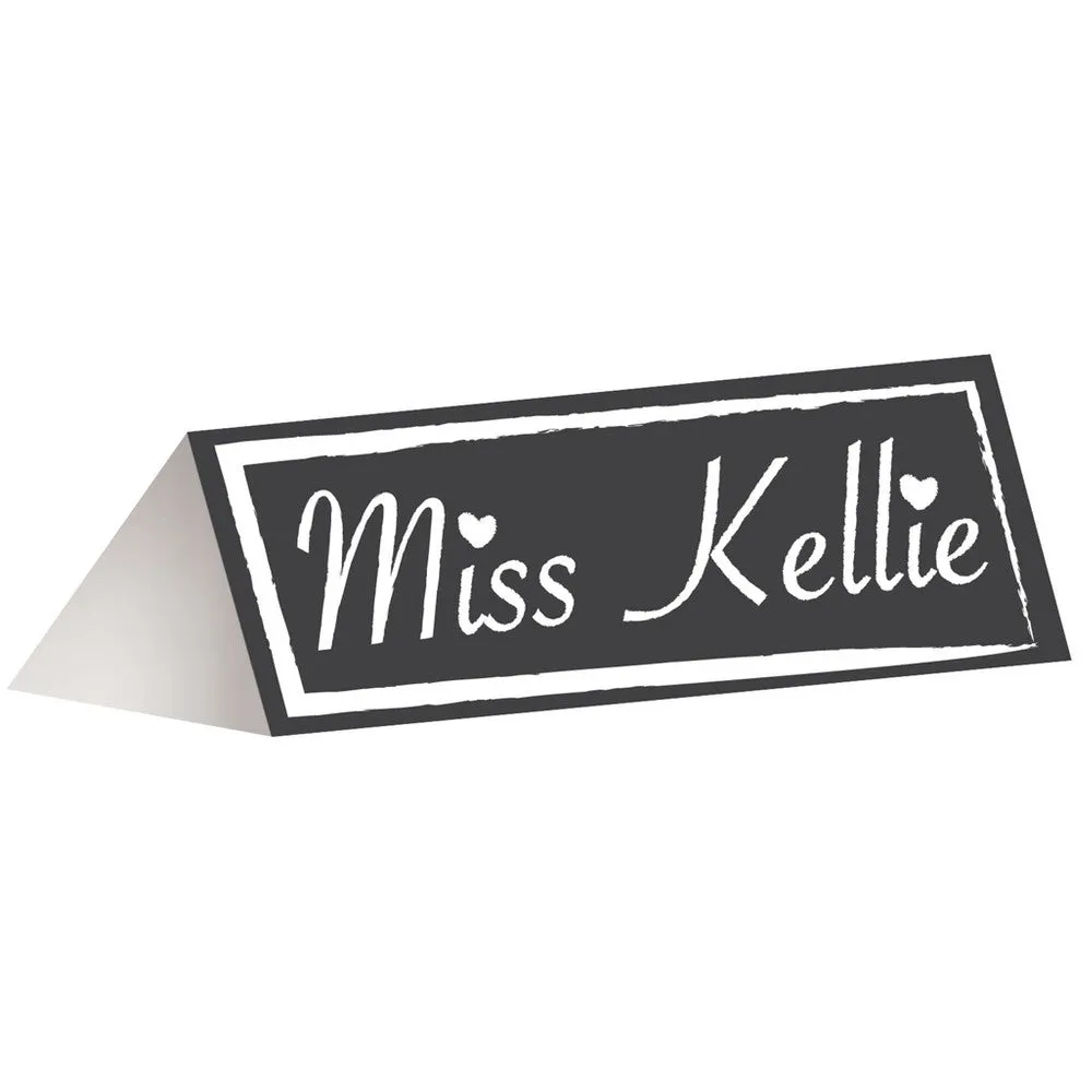 Chalkboard Placecards