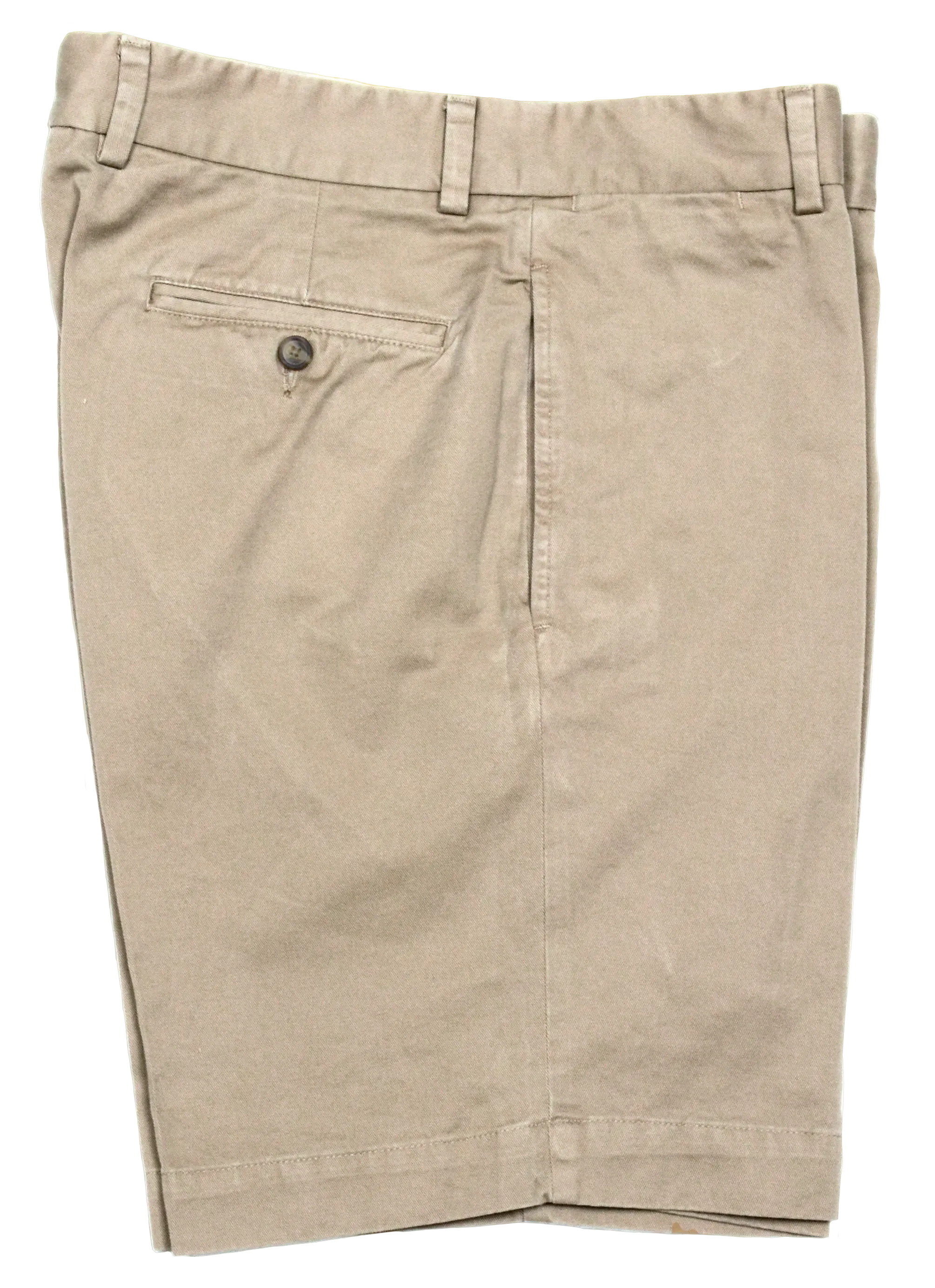 Charleston Khakis Fine Line Stretch Twill Short<br>Flat Front<br>Regular Rise