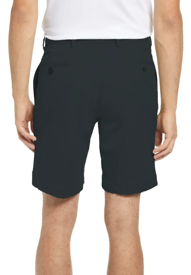 Charleston Khakis Fine Line Stretch Twill Short<br>Flat Front<br>Regular Rise