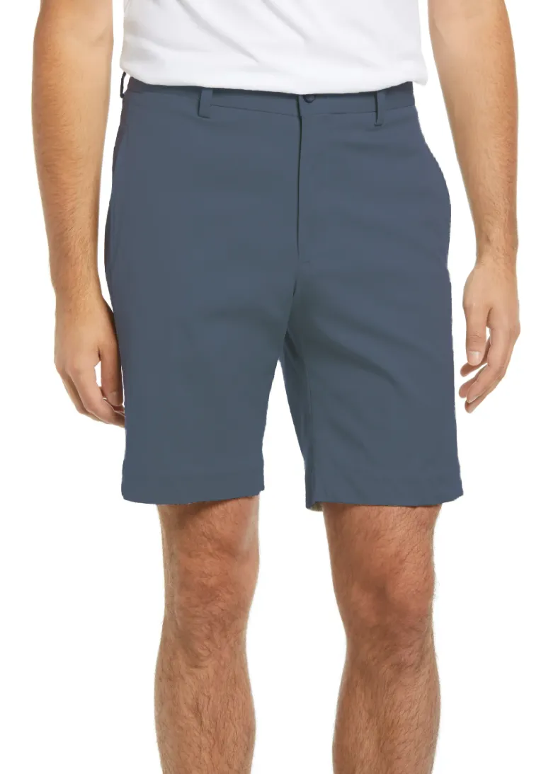 Charleston Khakis Fine Line Stretch Twill Short<br>Flat Front<br>Regular Rise