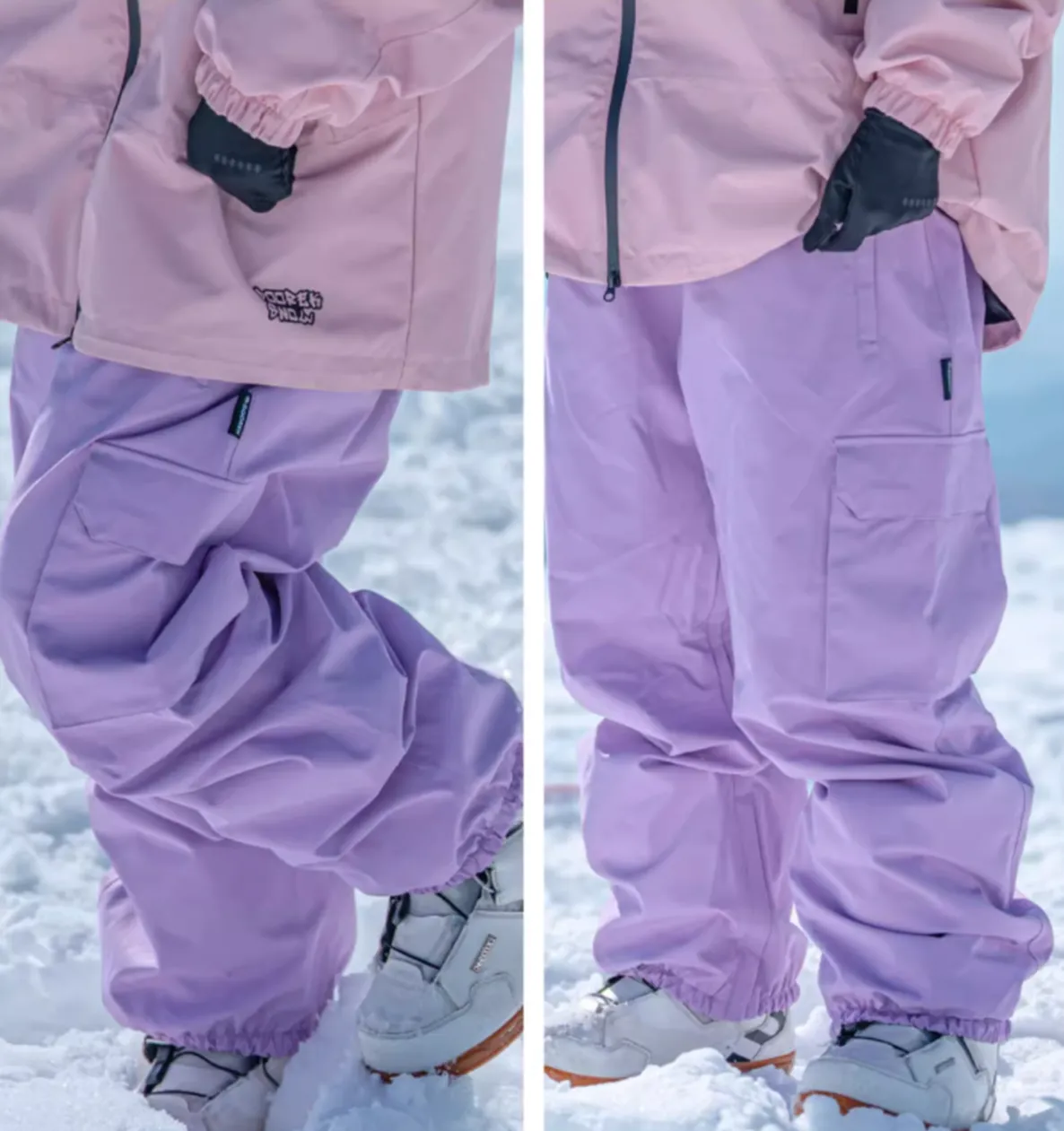 Doorek Baggy Oversize Ski Snowboard Pants