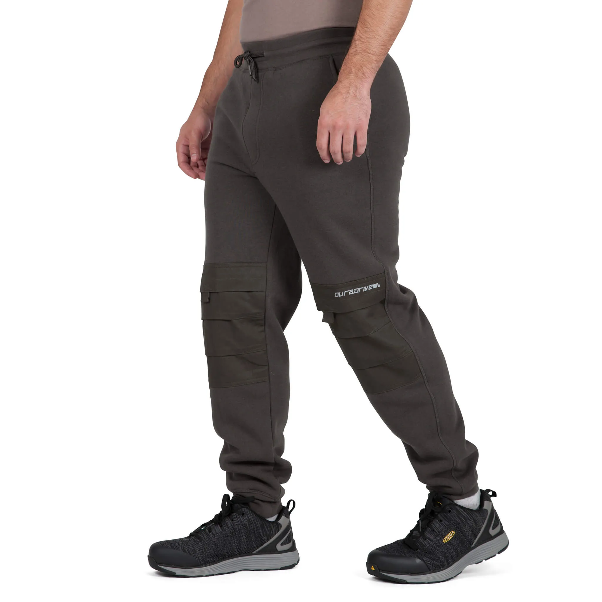 DuraDrive Sherpa Fleece Jogger Work Pants with Knee-Pad Pockets