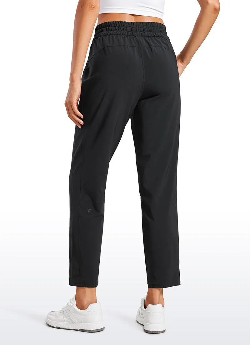 Feathery-Fit Soft Casual Workout Pants with Pockets 27"