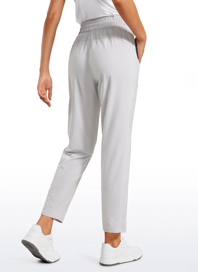 Feathery-Fit Soft Casual Workout Pants with Pockets 27"