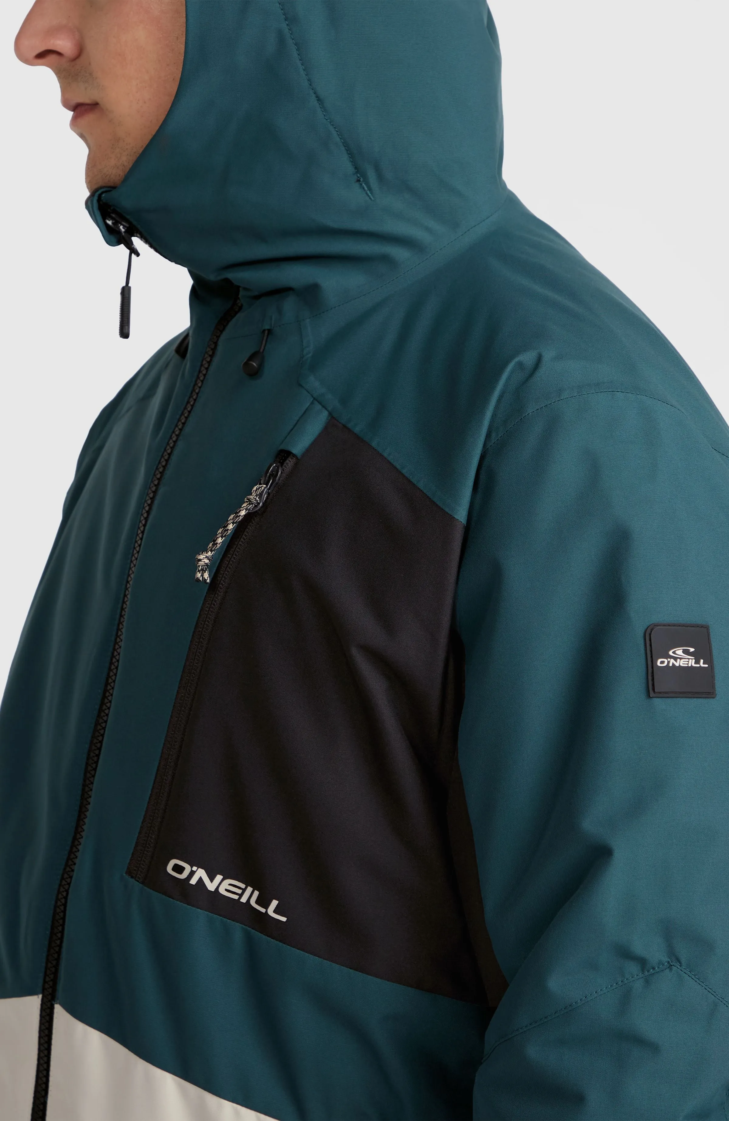 Hammer Block Snow Jacket | Alma Steel Colour Block