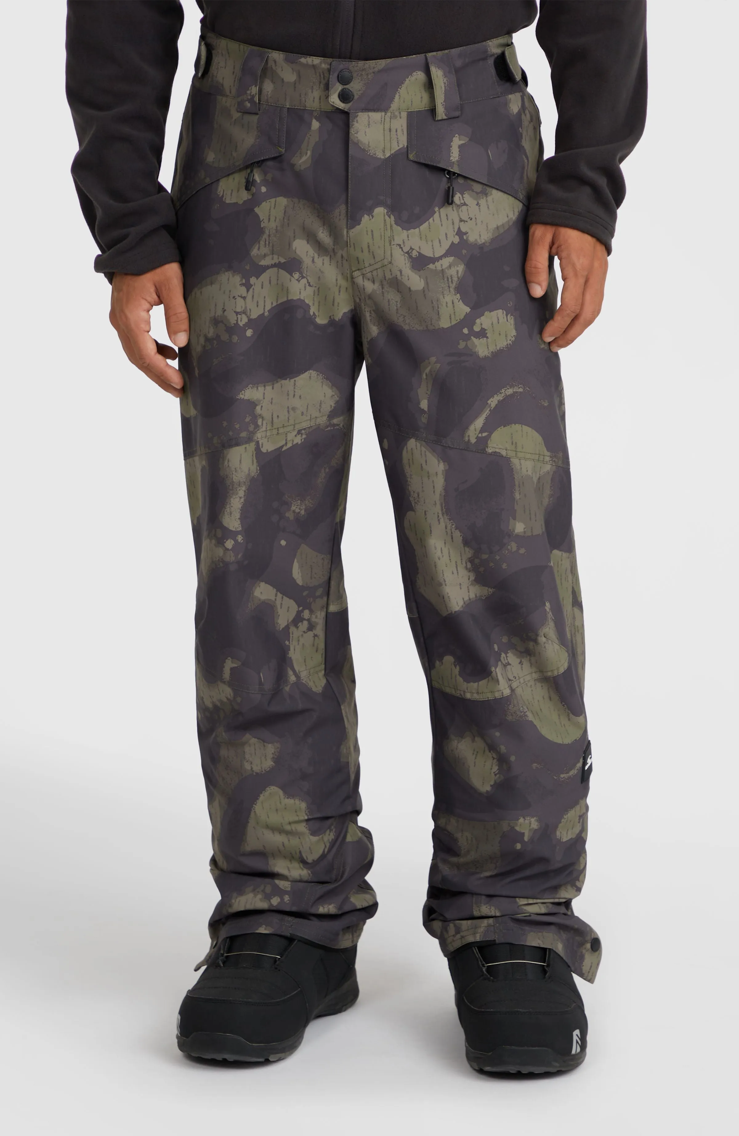 Hammer Regular Snow Pants | Black Night Camo