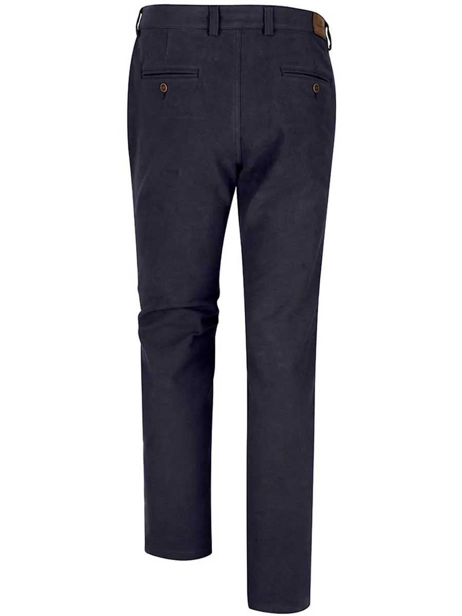 HOGGS OF FIFE Monarch II Moleskin Trousers - Mens - Navy