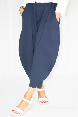 Horseshoe Trouser in Navy DENIM