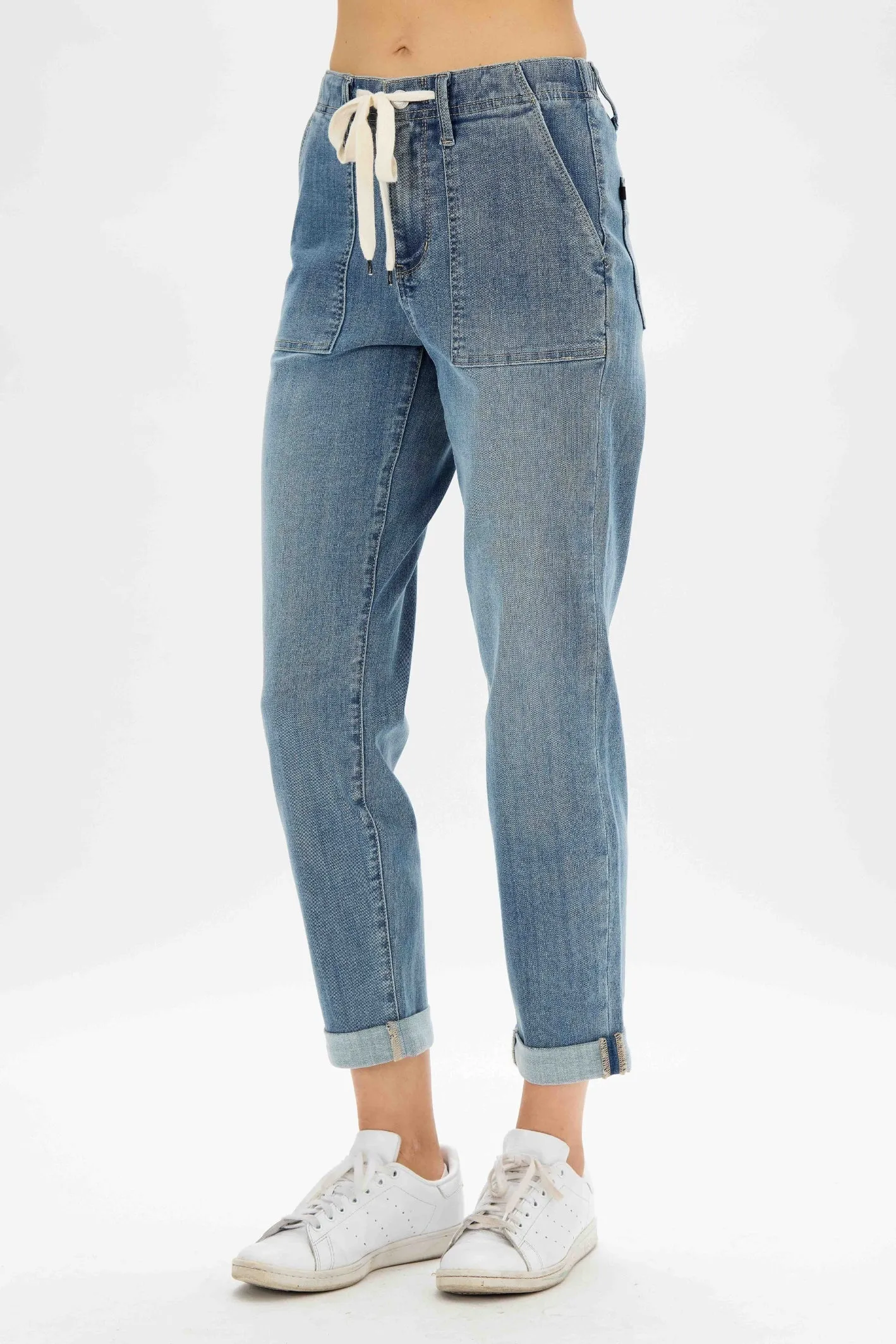 Judy Blue High Waist Pull On Jogger Denim 88496