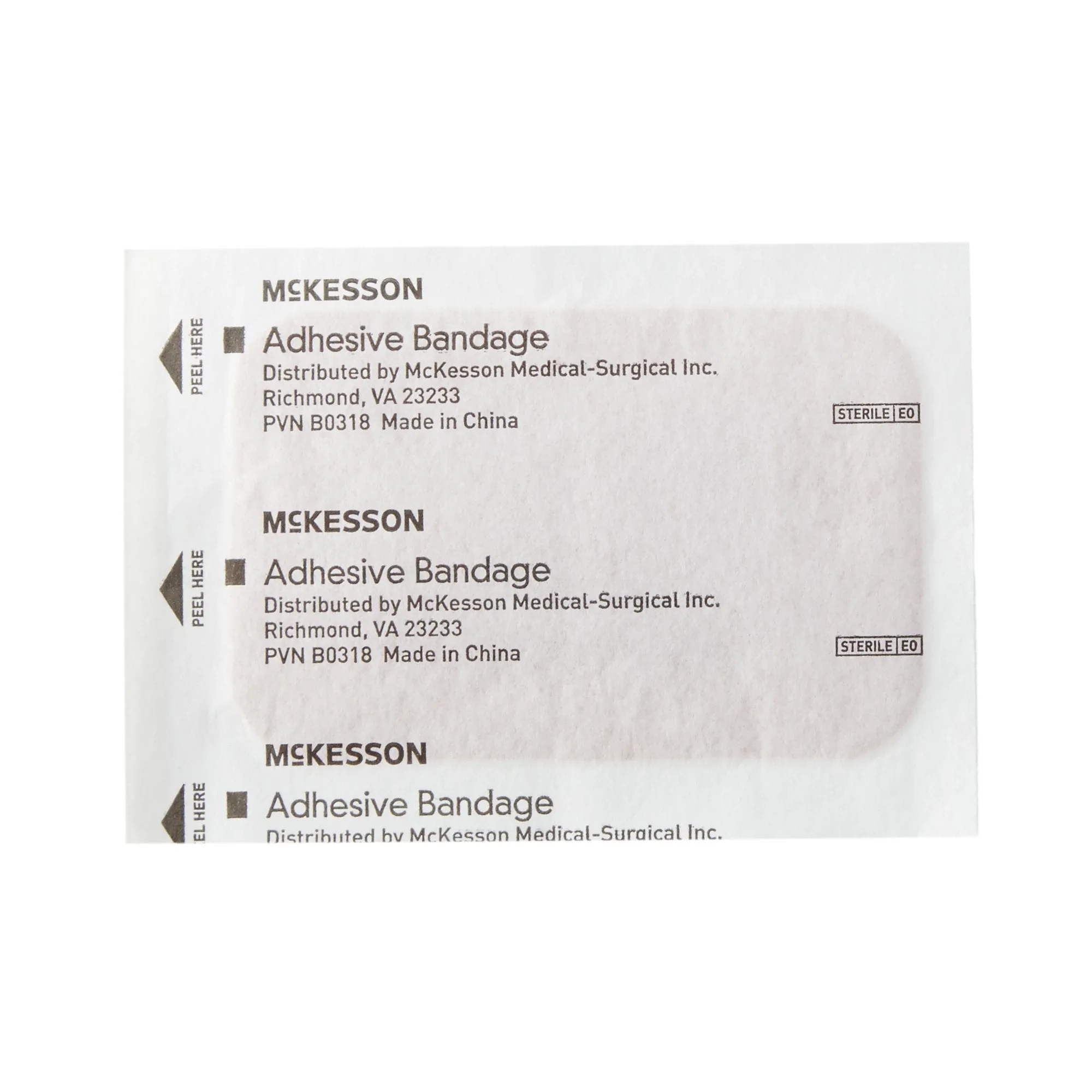 McKesson Tan Adhesive Strip, 2 x 3 Inch