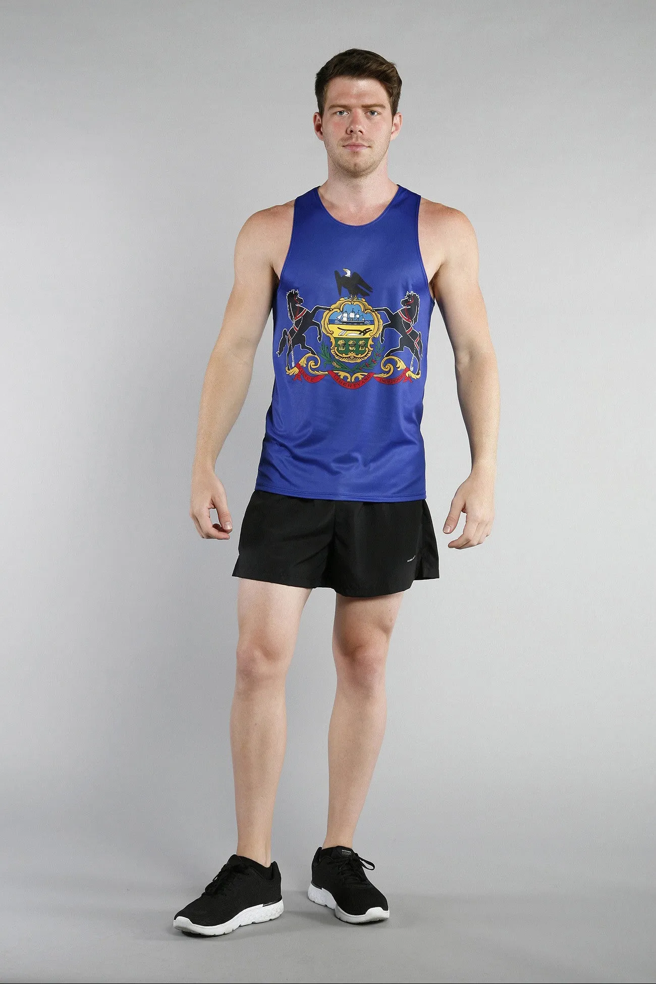 Men's Competitor Lite Printed Singlet [O-R] - Pennsylvania