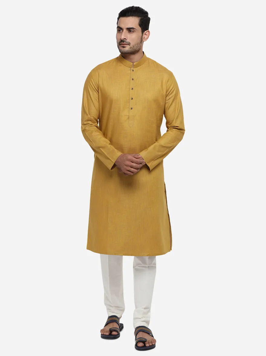 Ochre Yellow Kurta | Azania