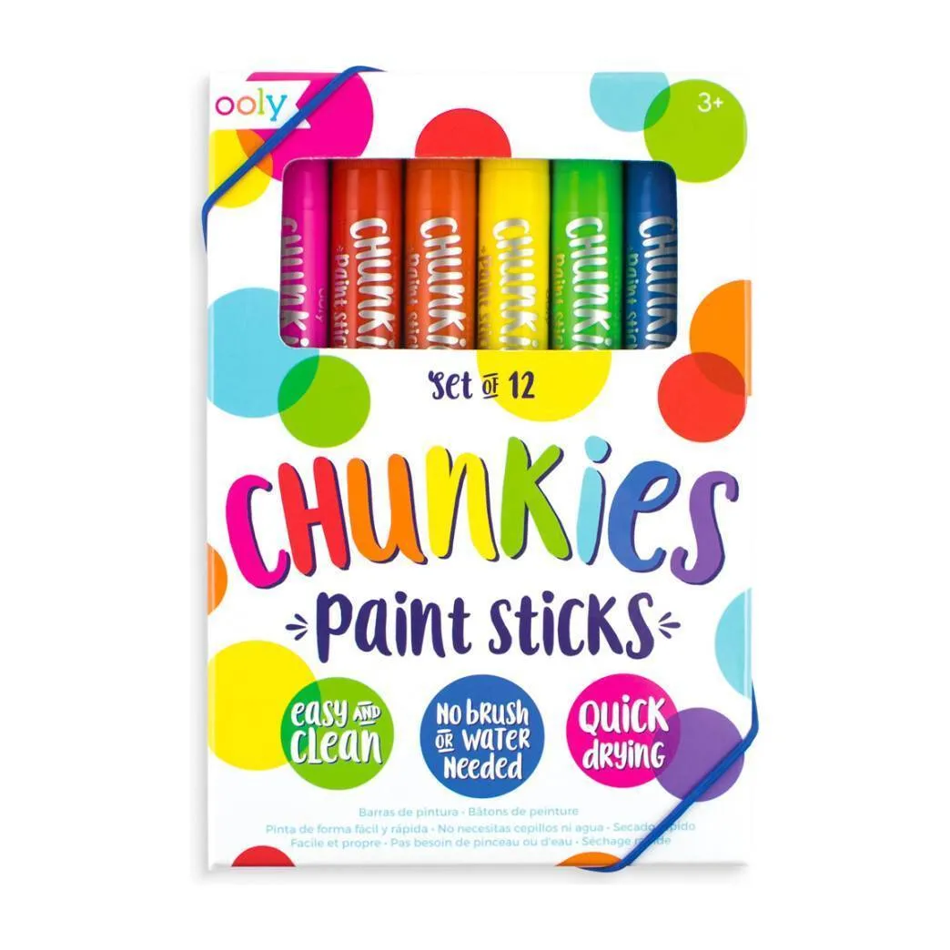 Ooly - Chunkies Paint Sticks (Set of 12)