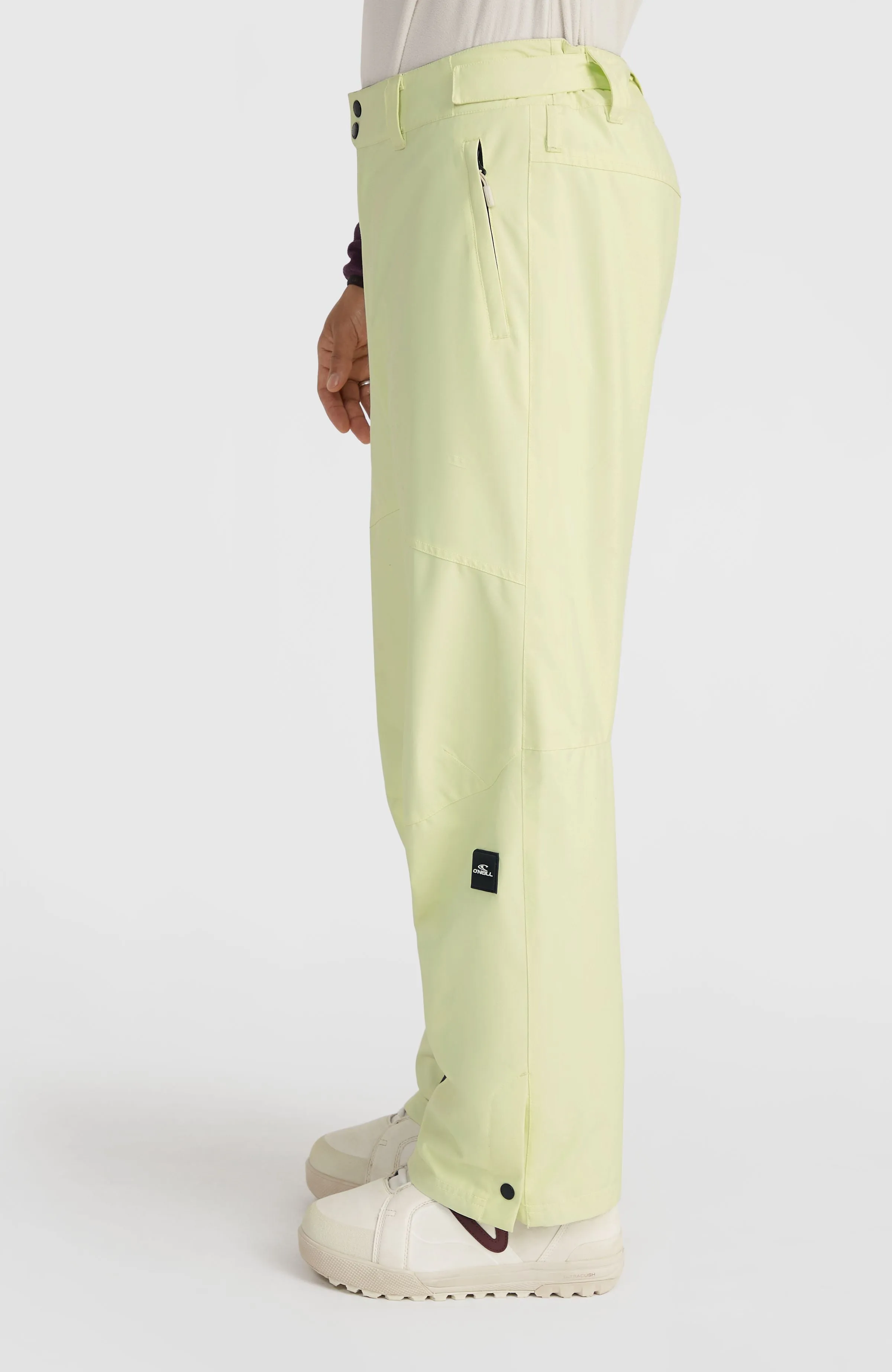 O'Riginals Park Loose Snow Pants | Lime Wash