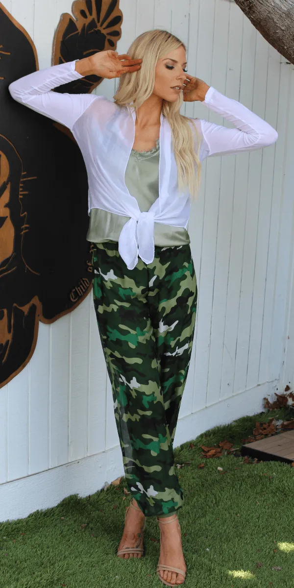 Petrella Camo Jogger Pant