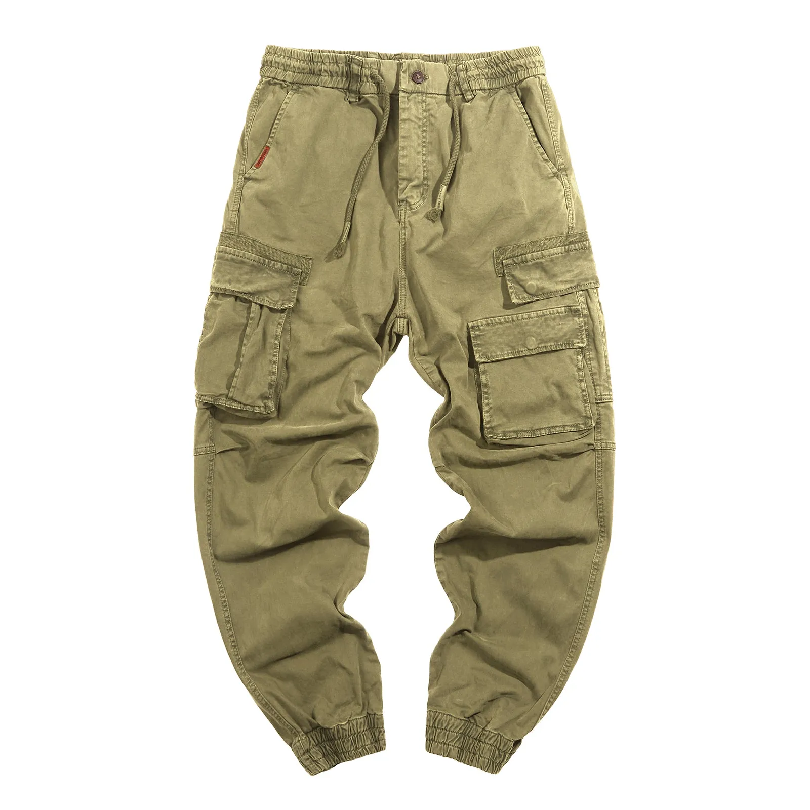 POCKETS WASHED CARGO PANTS