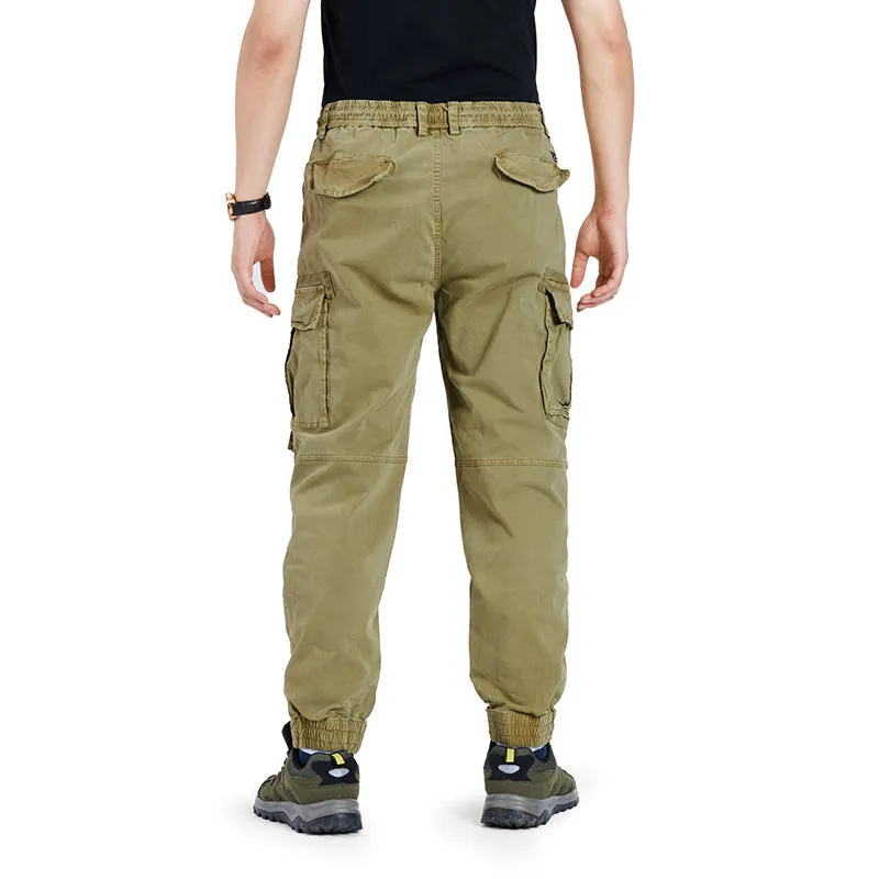 POCKETS WASHED CARGO PANTS