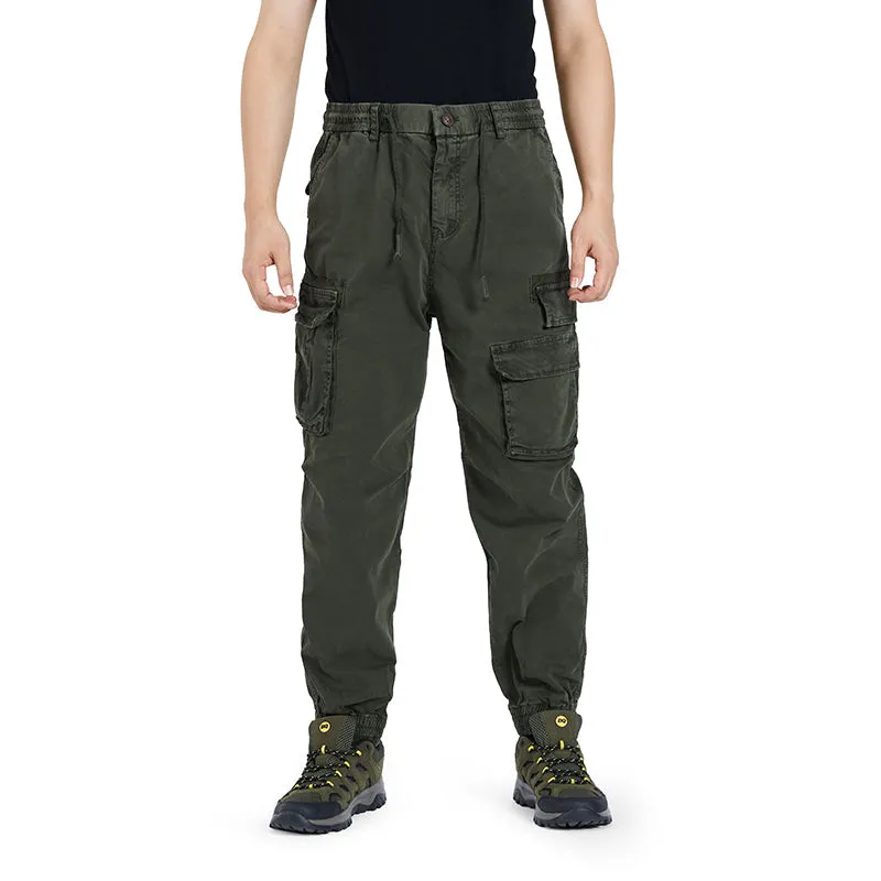 POCKETS WASHED CARGO PANTS