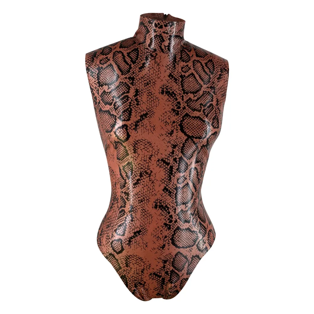 Print Sleeveless Bodysuit READY TO SHIP