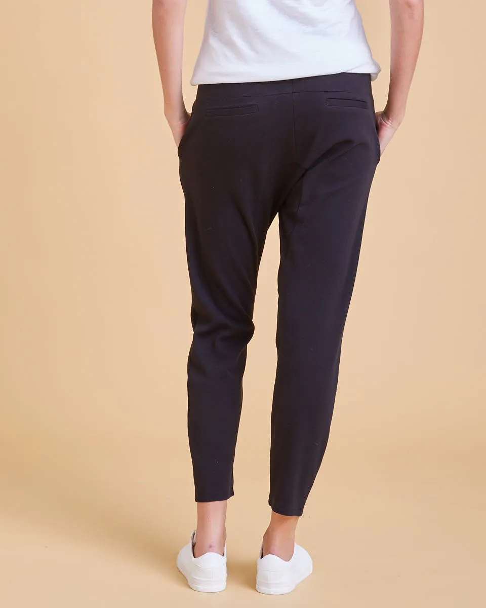 Relaxed Postpartum Pants - Black