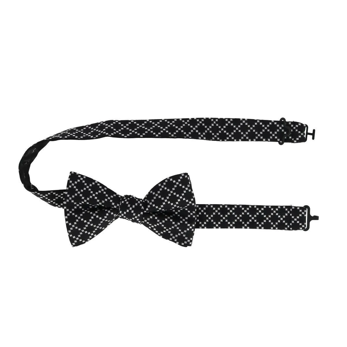 Rowan Geometric Pattern Silk Bow Tie