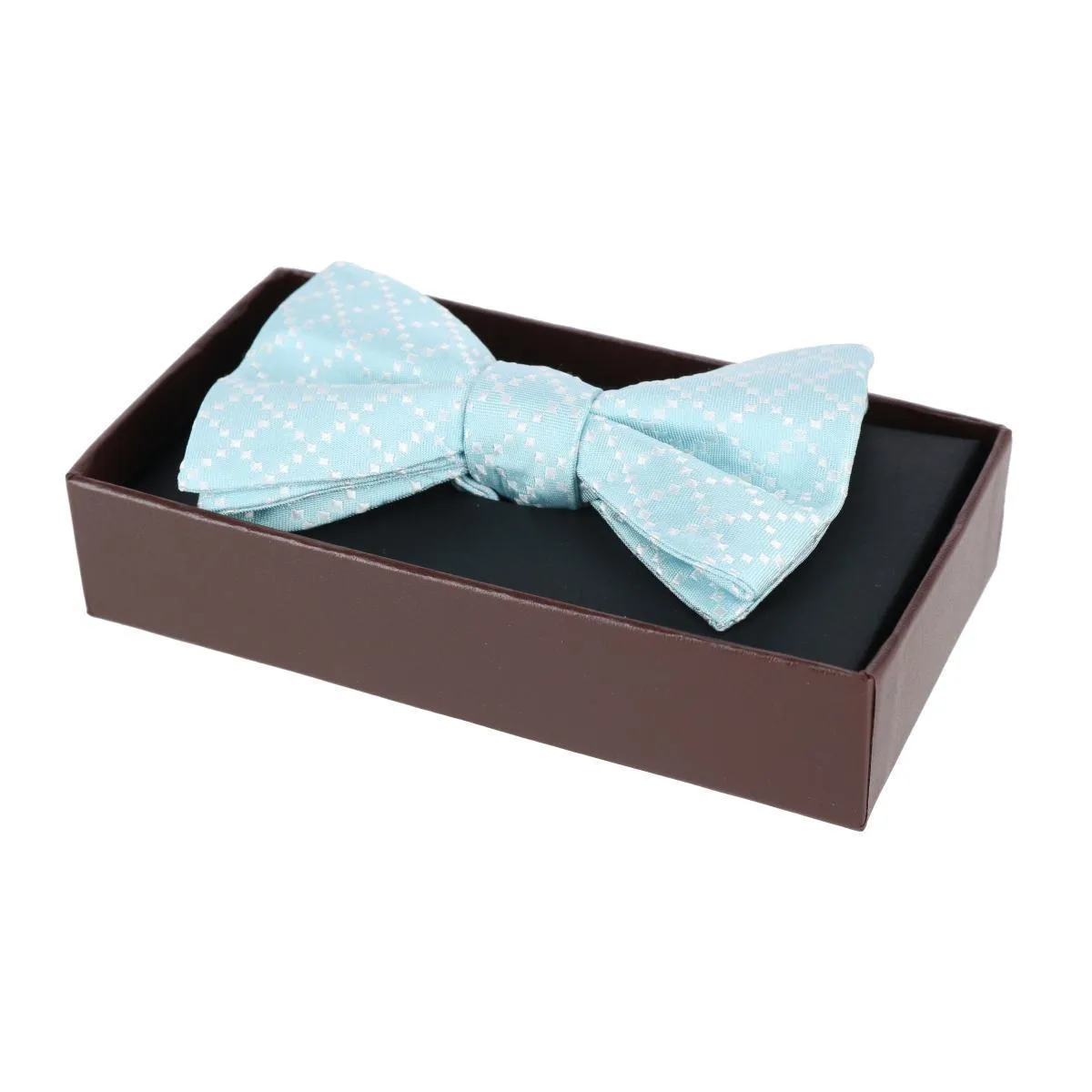 Rowan Geometric Pattern Silk Bow Tie