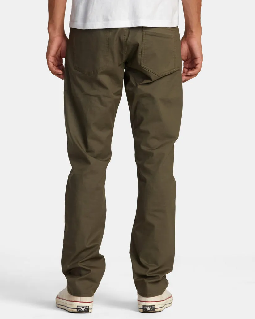 RVCA WEEKEND TECH TECHNICAL PANTS - FATIGUE