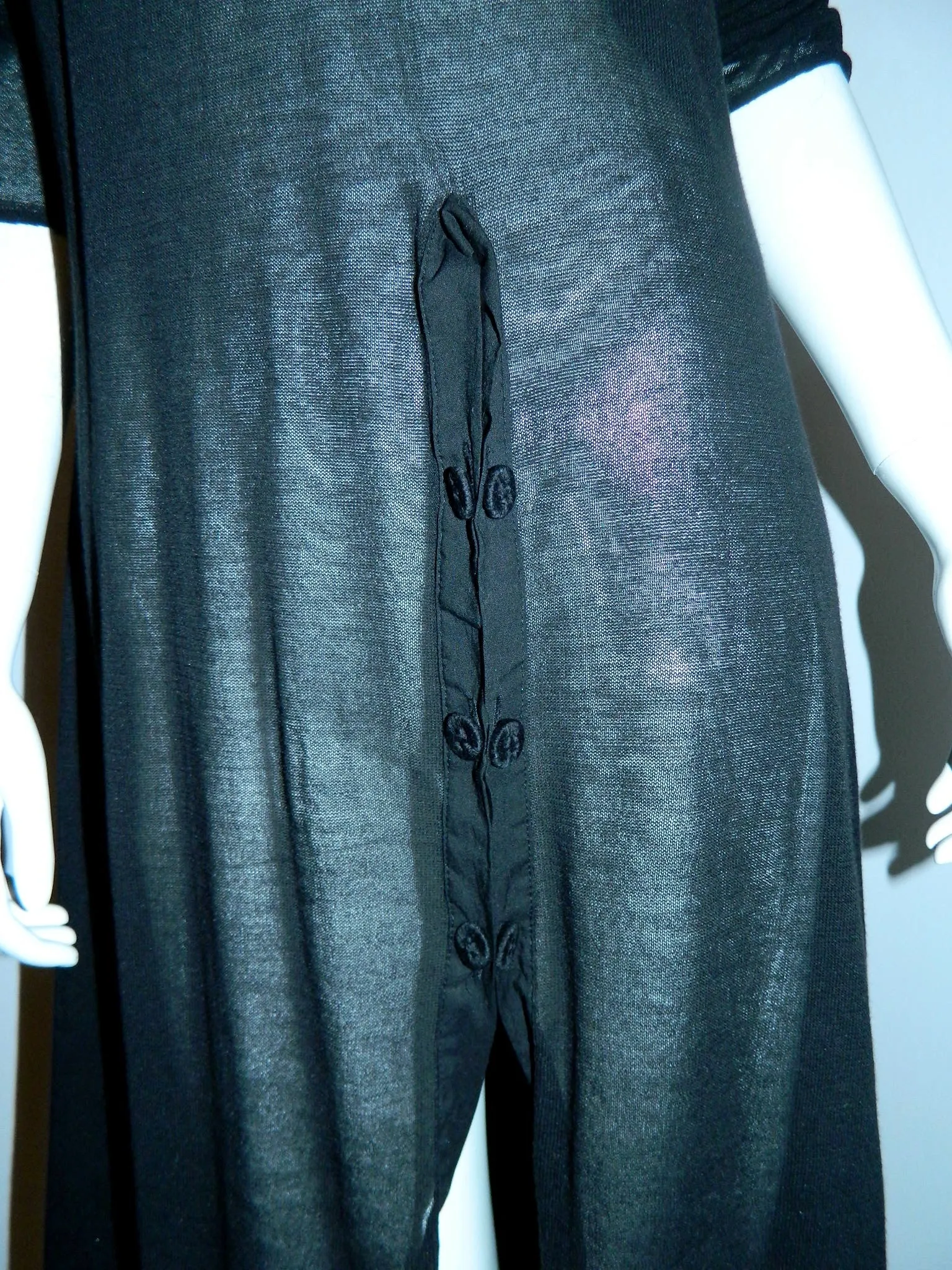 sheer weave RUNDHOLZ DIP abstract knit sweater dress OS