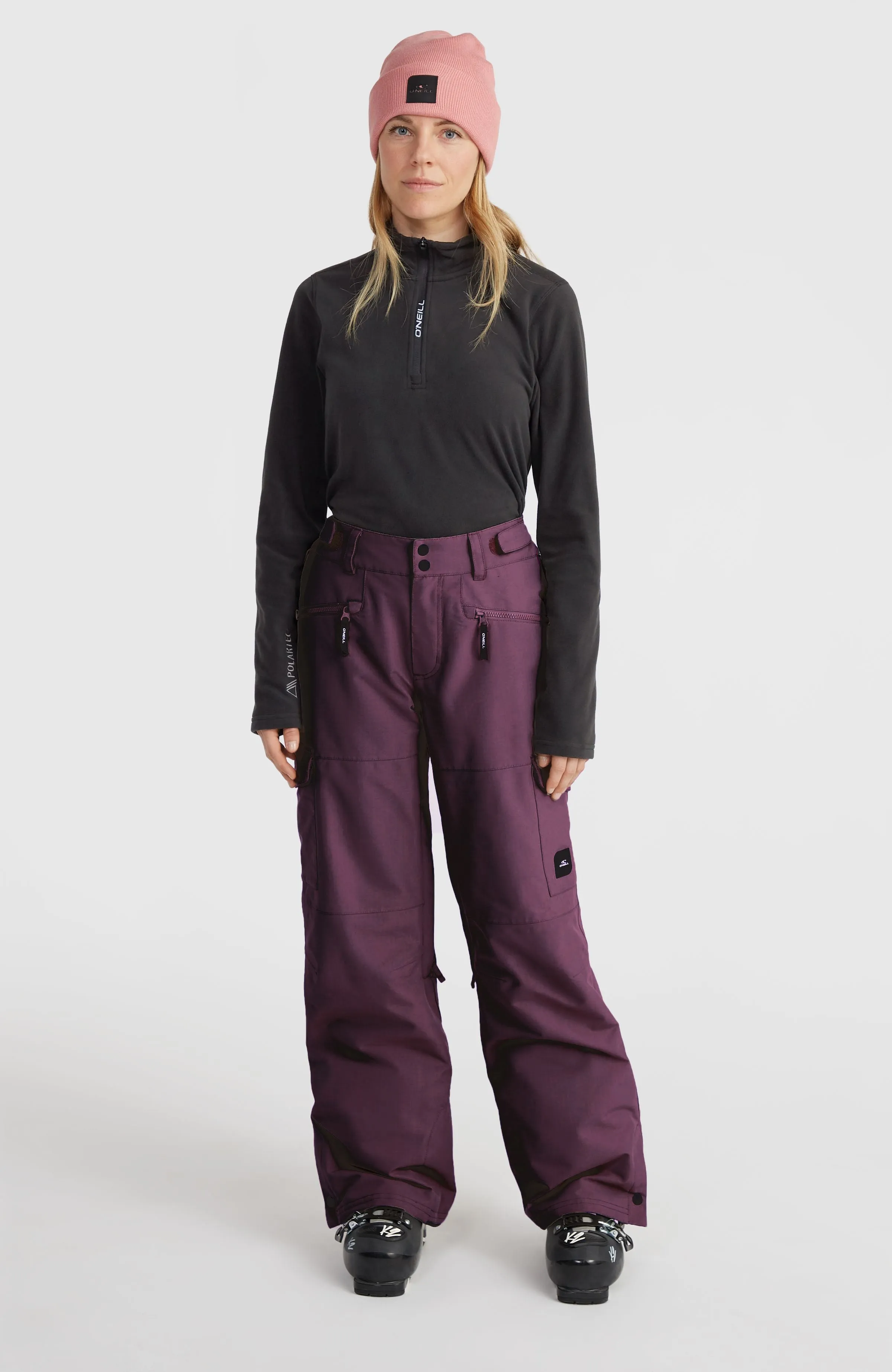 Utility Pro Loose Snow Pants | Aubergine