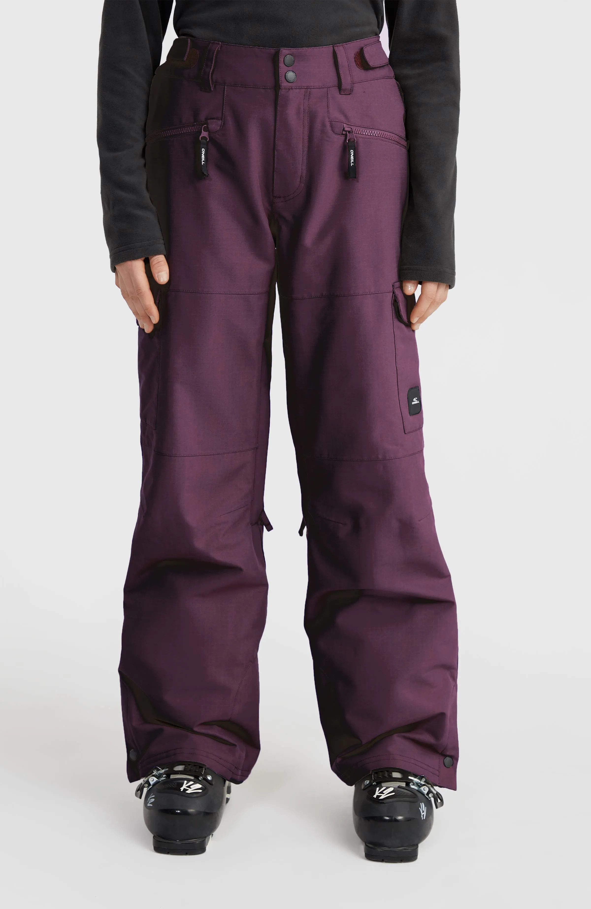 Utility Pro Loose Snow Pants | Aubergine