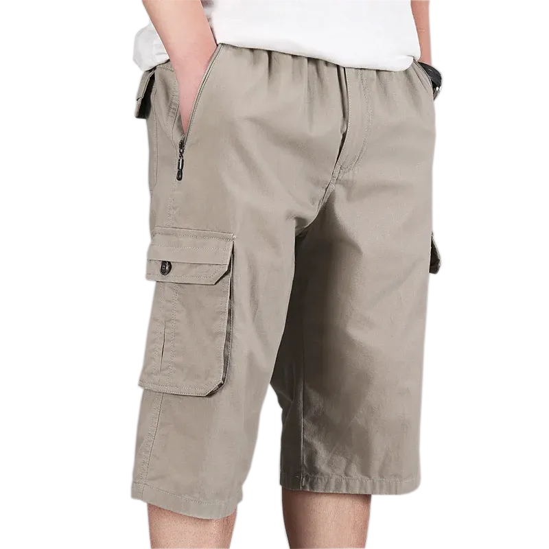 Wiaofellas  -  New Trend Summer Men Clothing Cargo Shorts Drawstring  Pants Casual Streetwear Quick-Drying  Beachwear Joggers