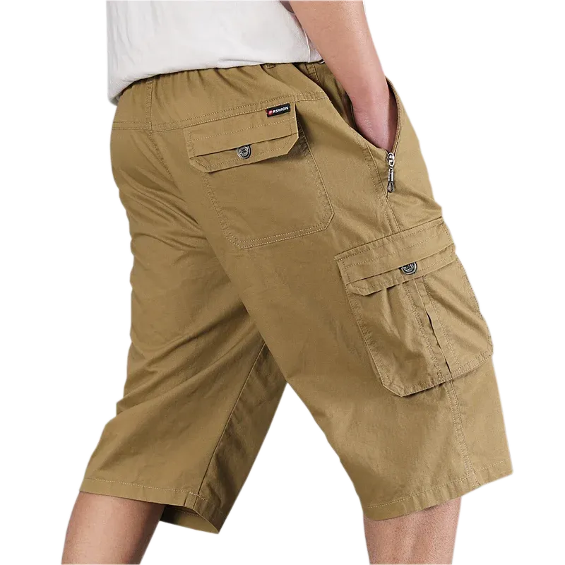 Wiaofellas  -  New Trend Summer Men Clothing Cargo Shorts Drawstring  Pants Casual Streetwear Quick-Drying  Beachwear Joggers