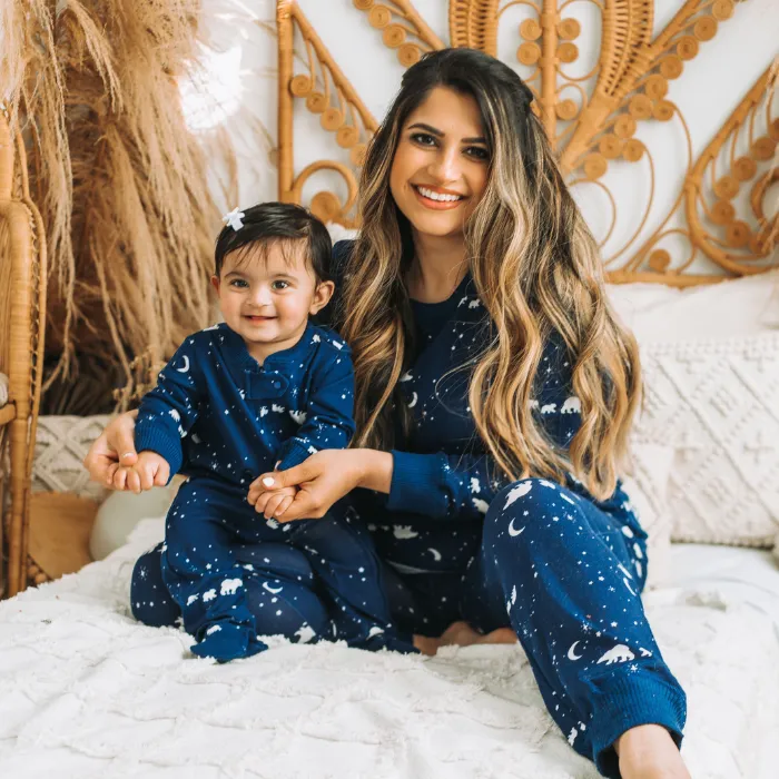 Women’s Jogger Pajama Set - Navy Bear